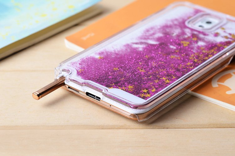 Hot Pink Glitter Phone Case For Samsung