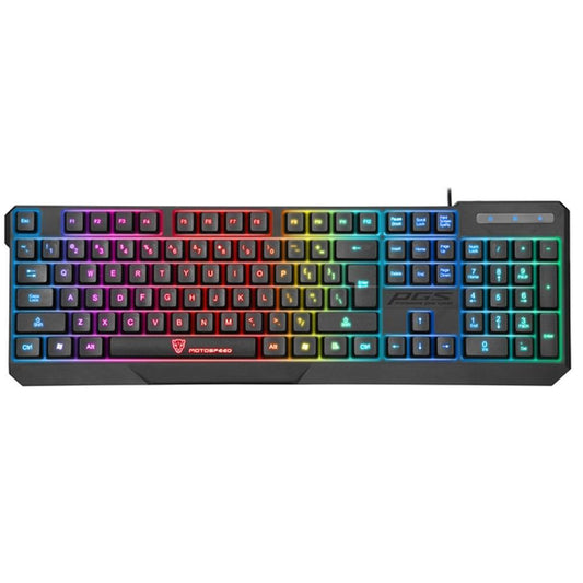 Wasserdichte farbenfrohe LED-beleuchtete Gaming-Tastatur mit Kabel