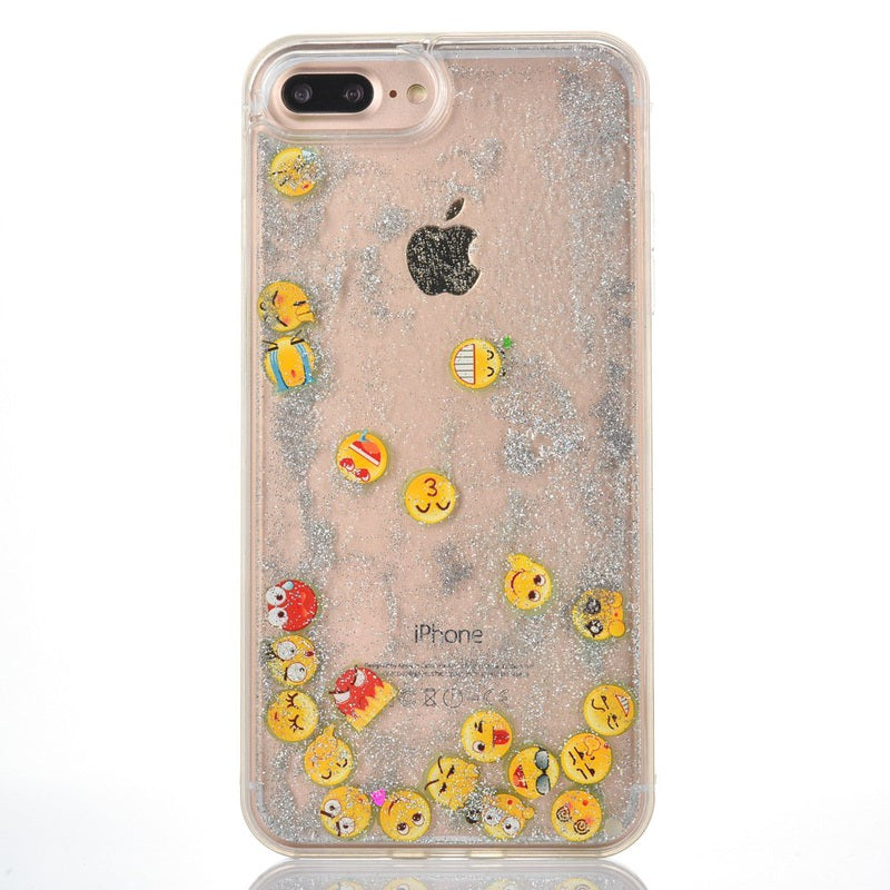 iPhone-Hülle mit Glitzer-Sand-Motiv