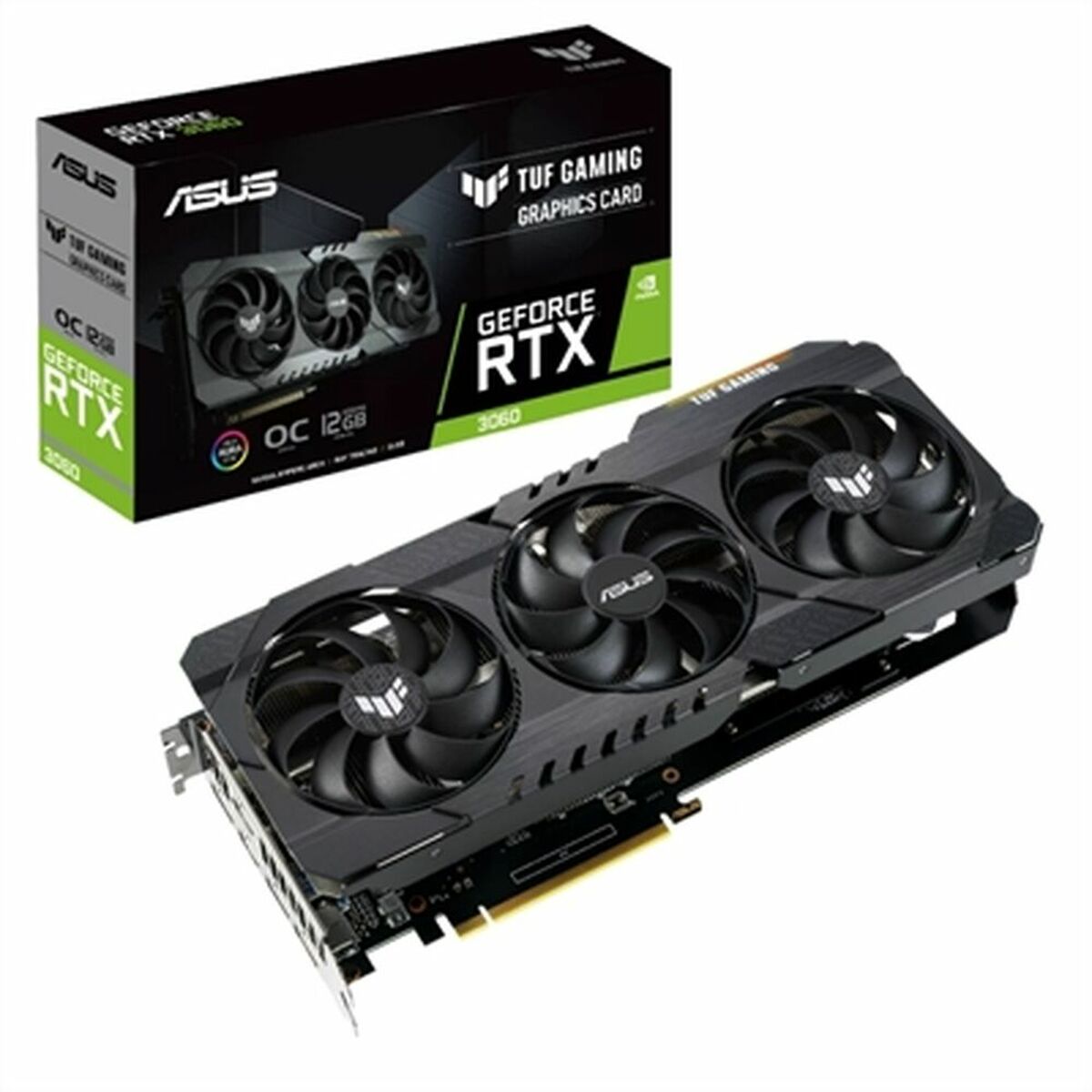 Grafikkarte Asus TUF-RTX3060-O12G-V2-GAMING 12 GB GDDR6