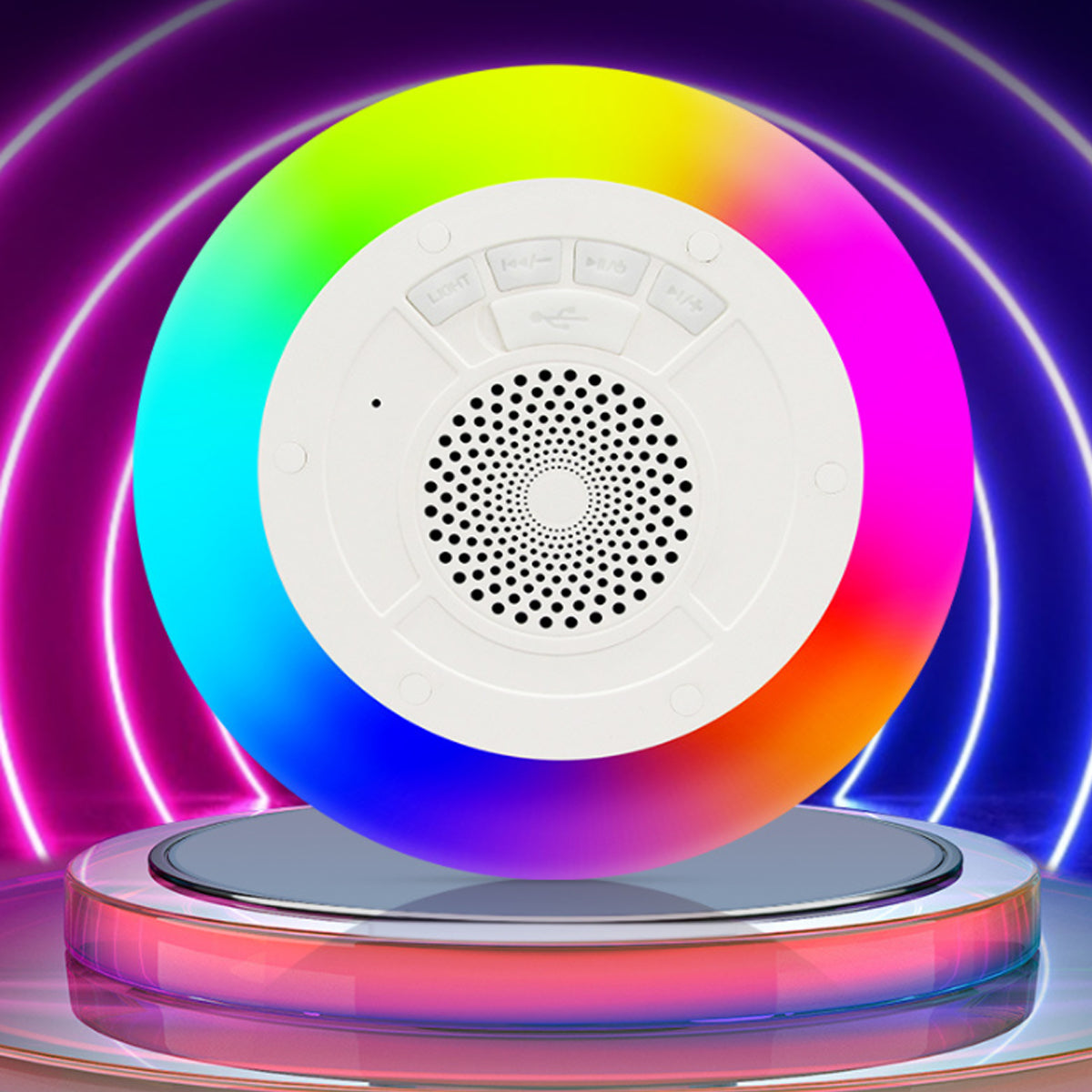 Floatilla Bluetooth LED-fähiger wasserdichter Lautsprecher für Pools und