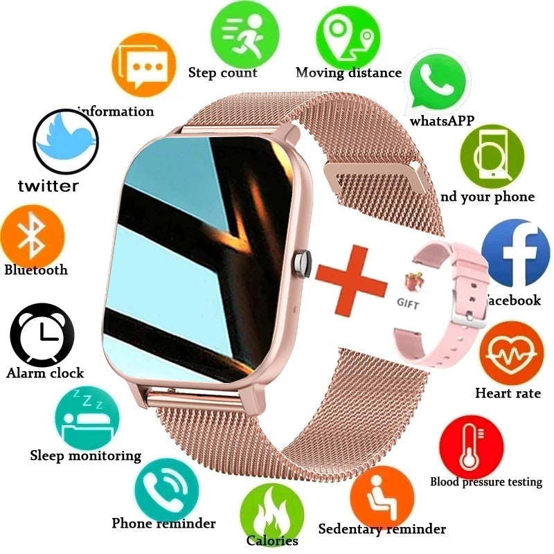 Smartwatch Herzfrequenz Blutdruck Farbbildschirm Übung