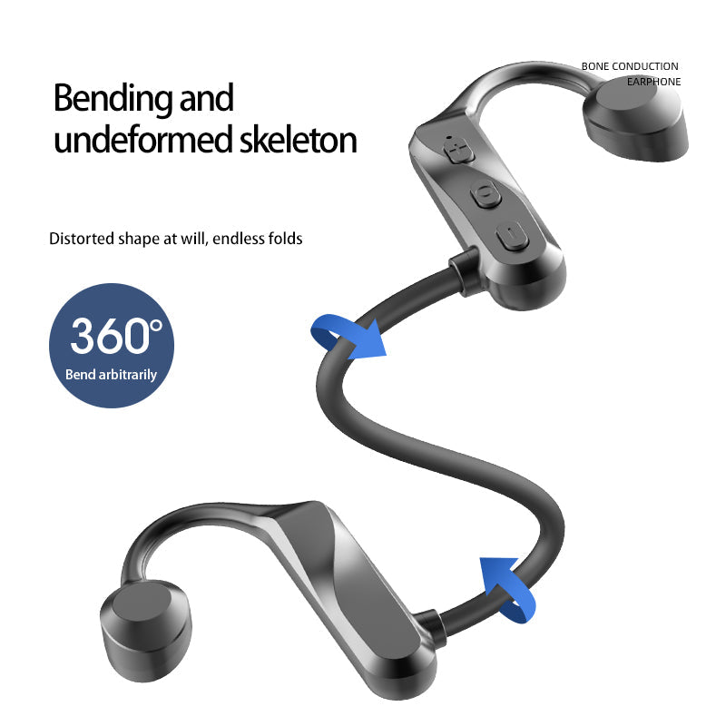 Knochenschall Bluetooth 5.0 wasserdichte Kopfhörer