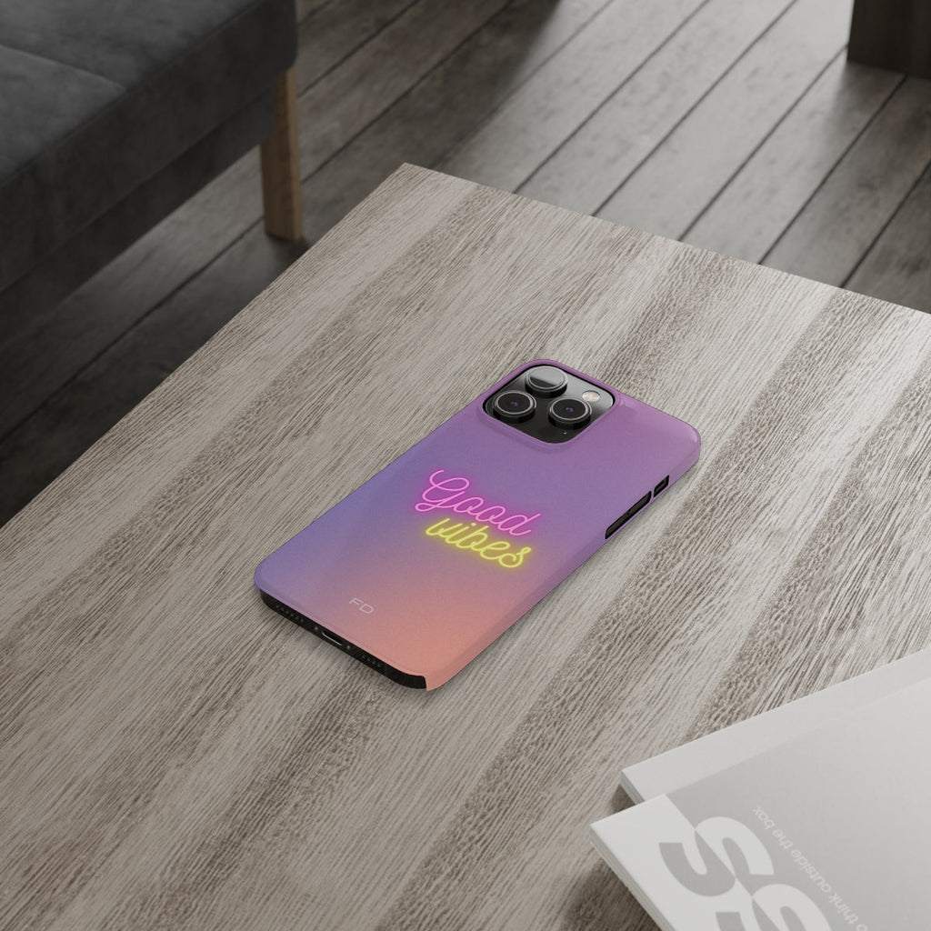 Good Vibes Theme Slim Case for iPhone 14 Series