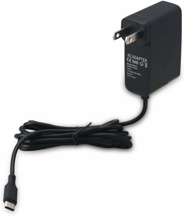 Für Nintendo Switch Netzteil AC Adapter Ladegerät für Zuhause und Reisen