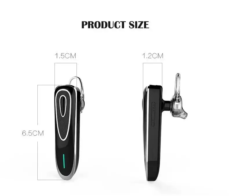 Ohrhörer Bluetooth Kabelloses Freisprech-Fahr-Headset Kopfhörer