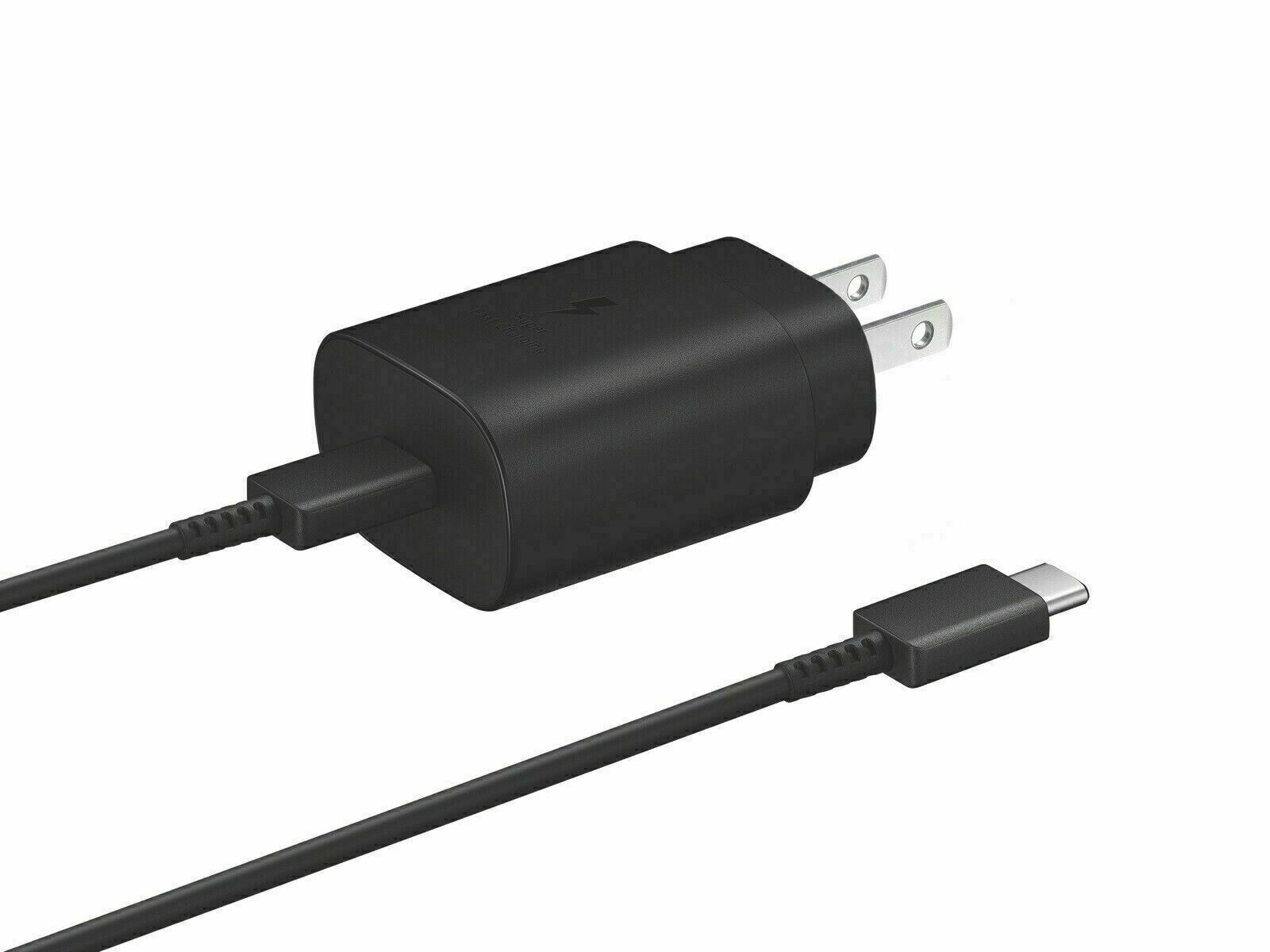 25W Type USB-C Super Fast Wall Charger +6FT Cable For Samsung Galaxy