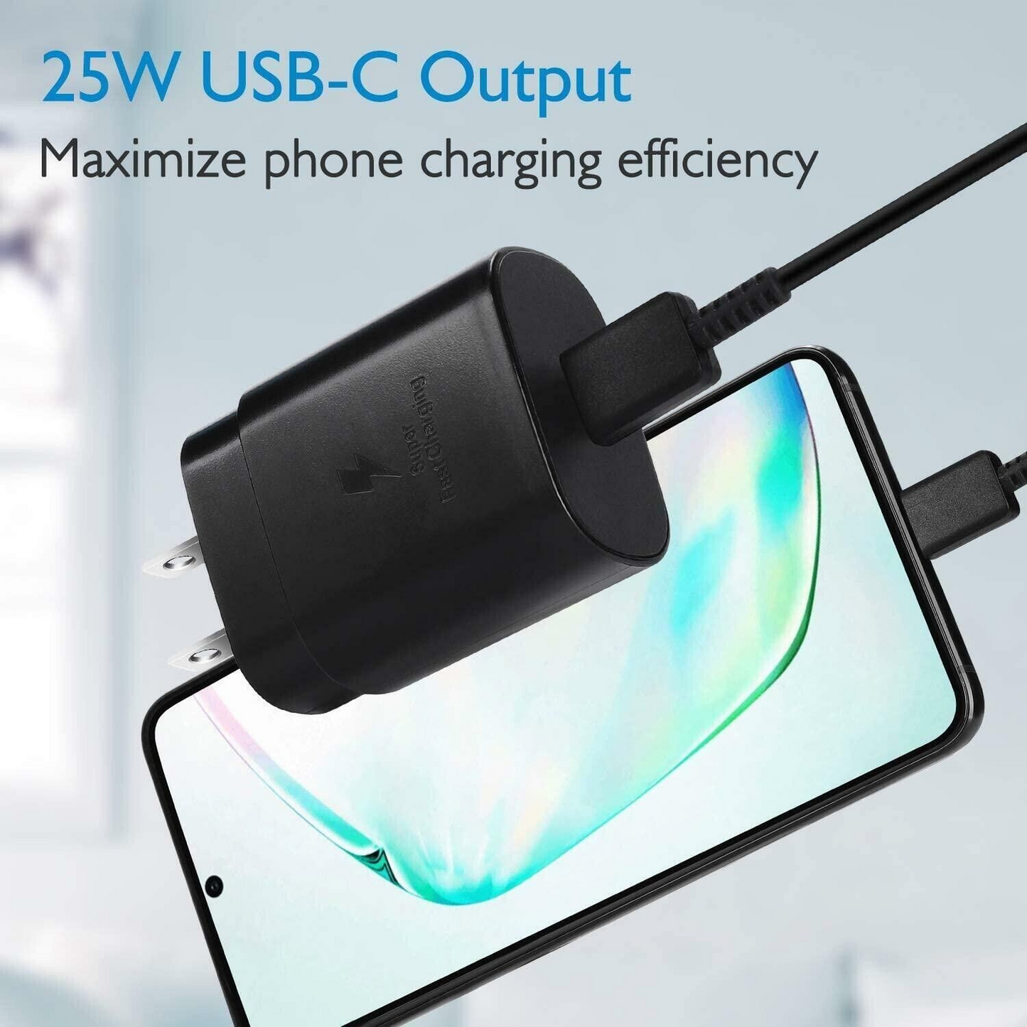 25W Super Schnellladegerät USB-C 3M Kabel für Samsung Galaxy S23