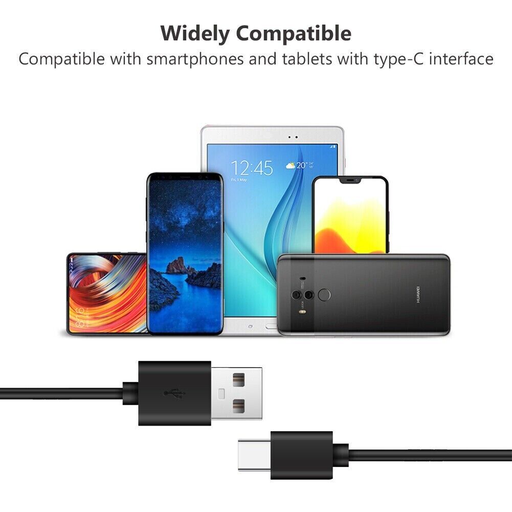 10x Type C to USB-A Fast Charge Cable Cord Charging Quick Charger Bulk