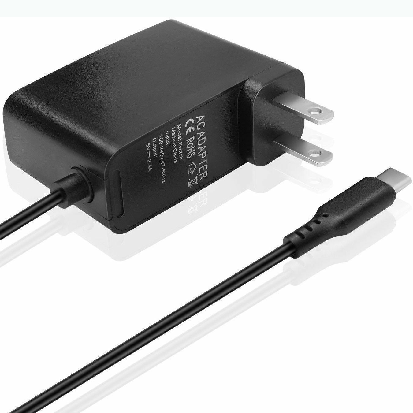 Für Nintendo Switch Netzteil AC Adapter Ladegerät für Zuhause und Reisen