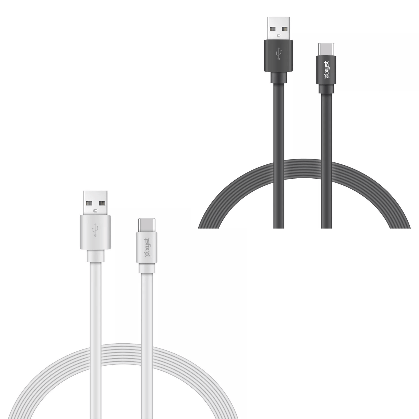 Xyst Lade- und Synchronisationskabel USB auf USB-C Flachband 1,2 m