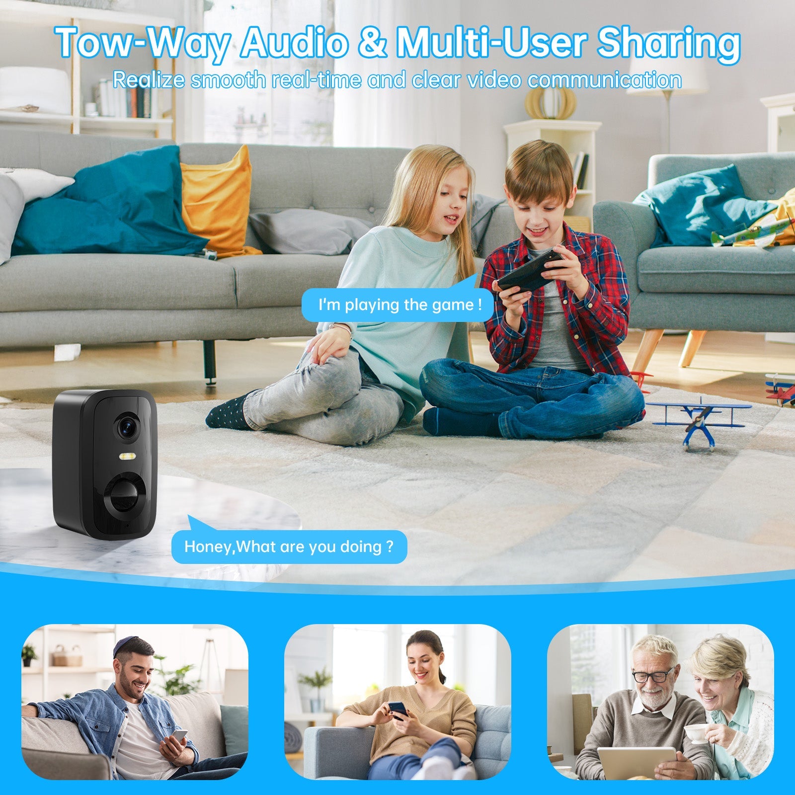 Low Power Security Camera CL30 Outdoor Security Cameras Motion