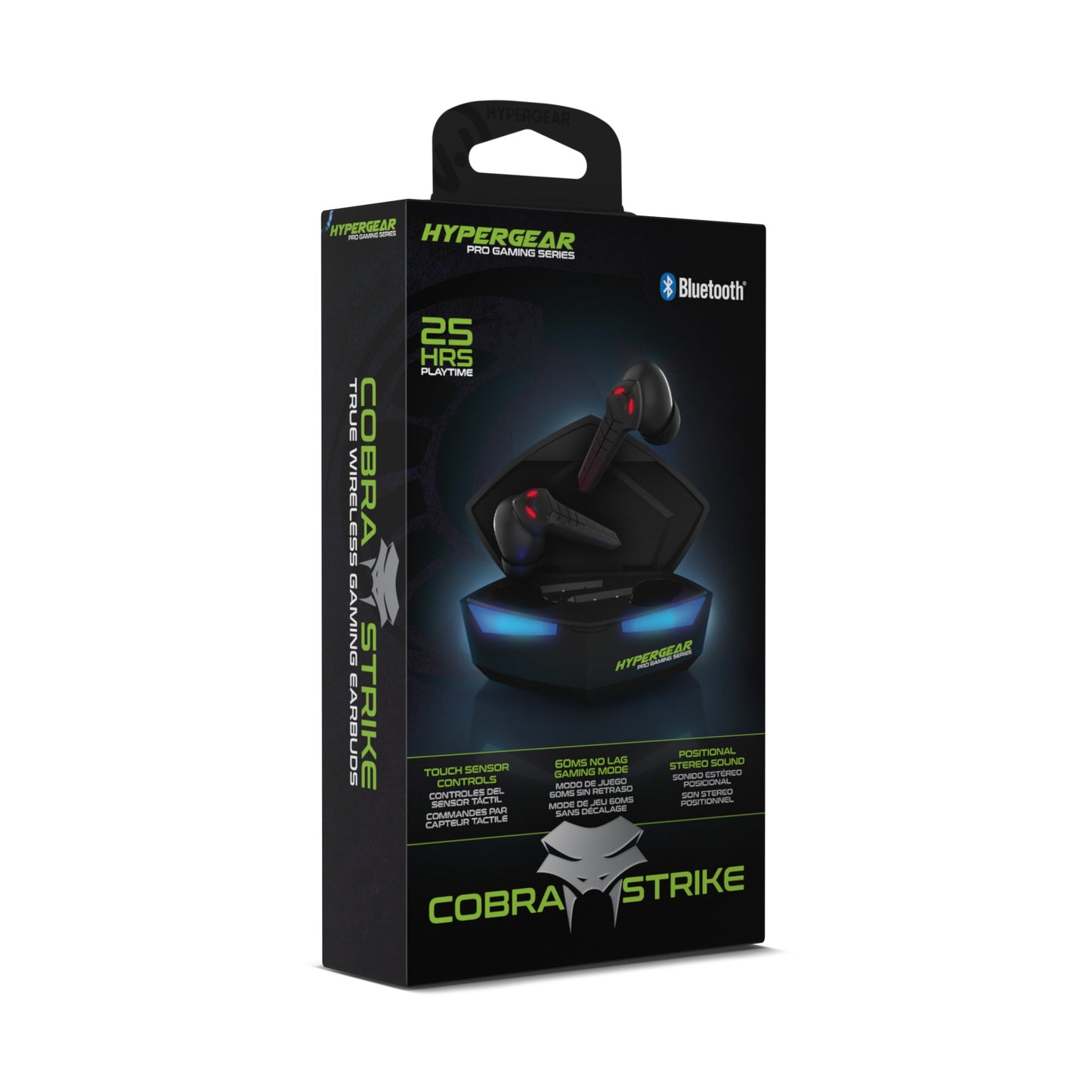 HyperGear CobraStrike True Wireless Gaming Earbuds mit verzögerungsfreiem Sound