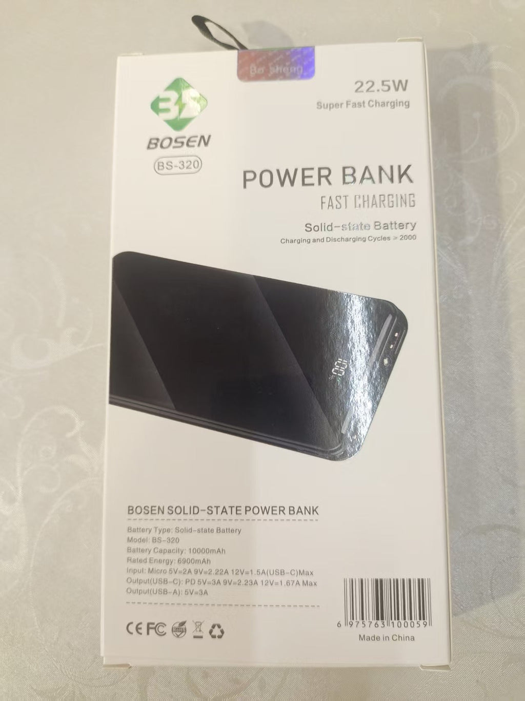 Portable Power Bank  Fast Charging Universal Battery Pack For IPhone,