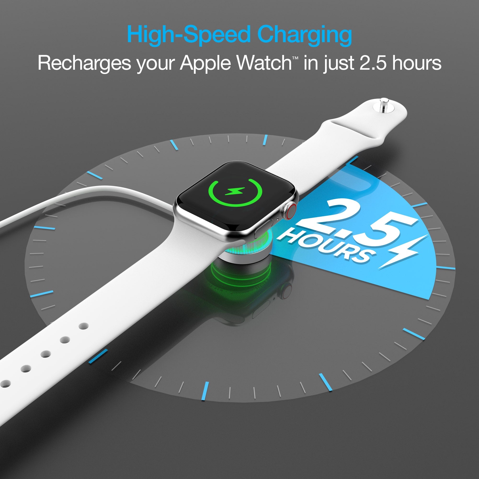 Naztech Magnetic Charging Cable for Apple Watch 3ft
