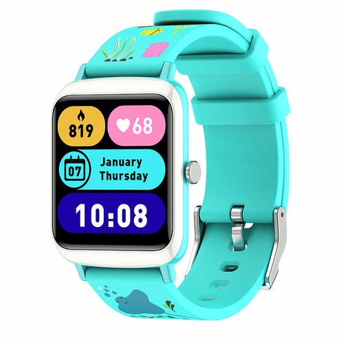 Reloj inteligente para niños con alarma, monitor de frecuencia cardíaca y sueño
