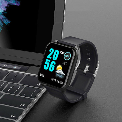 Pulsera Inteligente con Pantalla Grande a Color HD, Reloj Deportivo Resistente al Agua