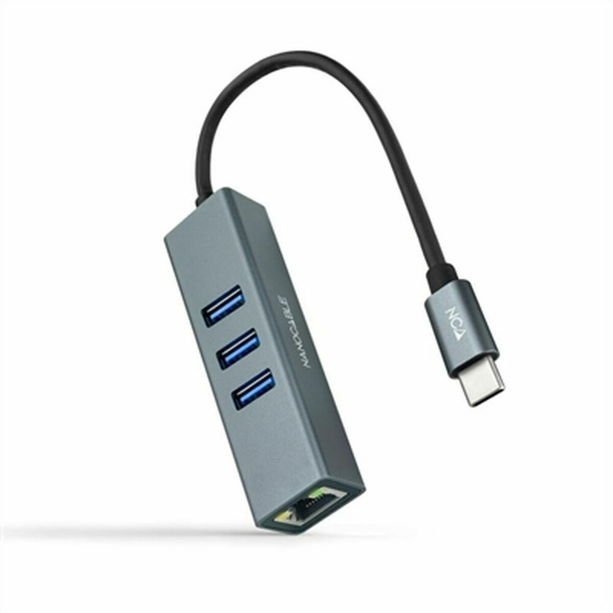 USB to Ethernet Adapter NANOCABLE Conversor USB-C a Ethernet Gigabit +