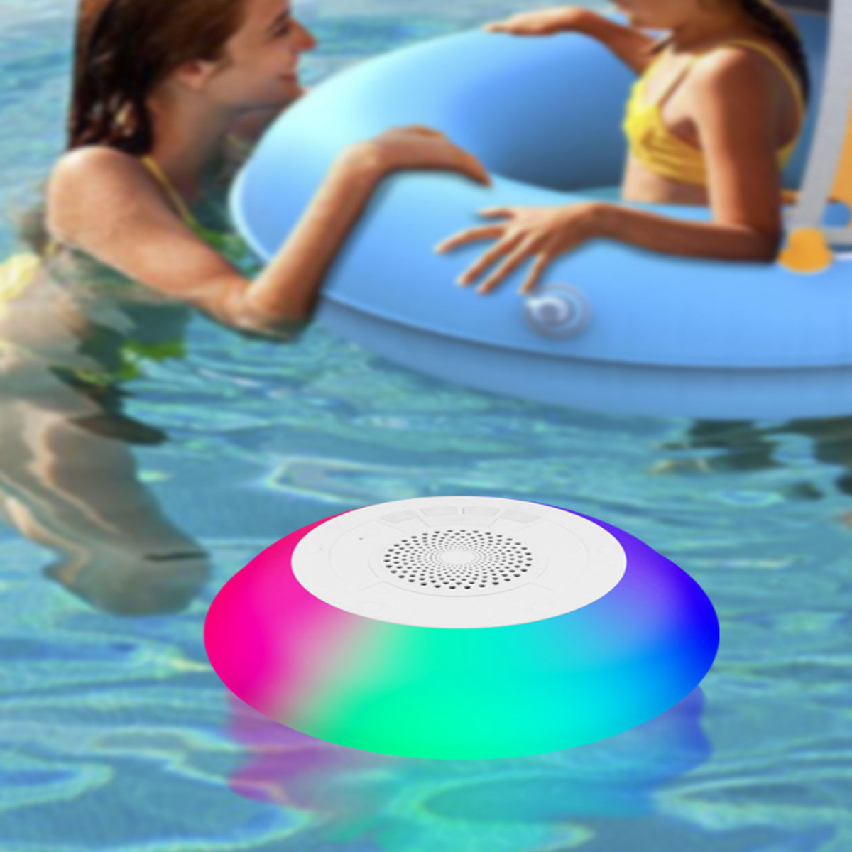 Floatilla Bluetooth LED-fähiger wasserdichter Lautsprecher für Pools und