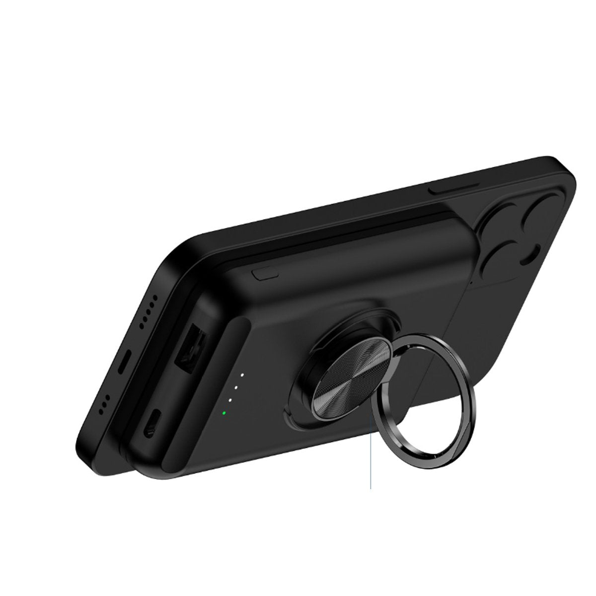 Kabelloses magnetisches Ladegerät und Powerbank für iPhone 12