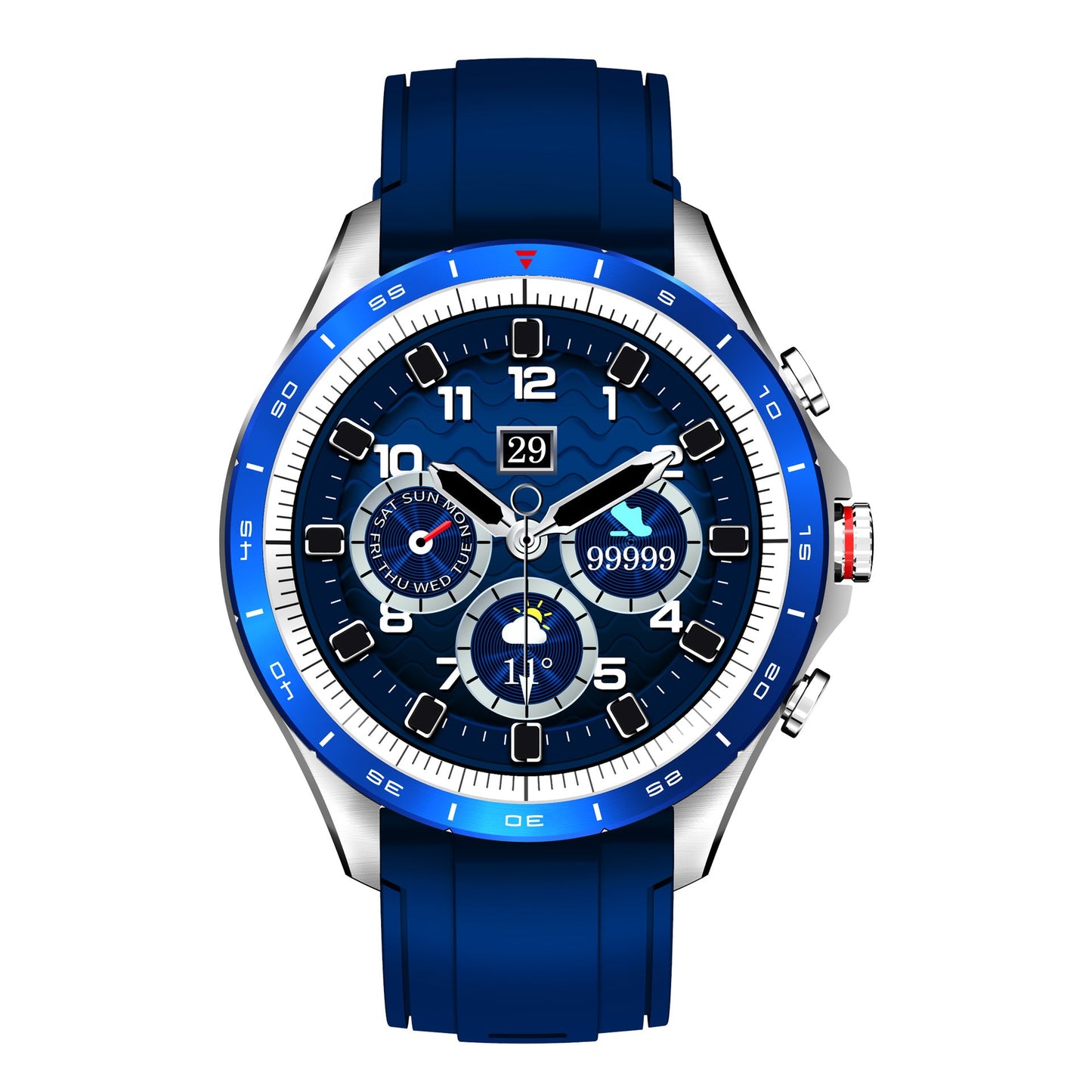 Reloj pulsera inteligente deportivo elegante para hombre