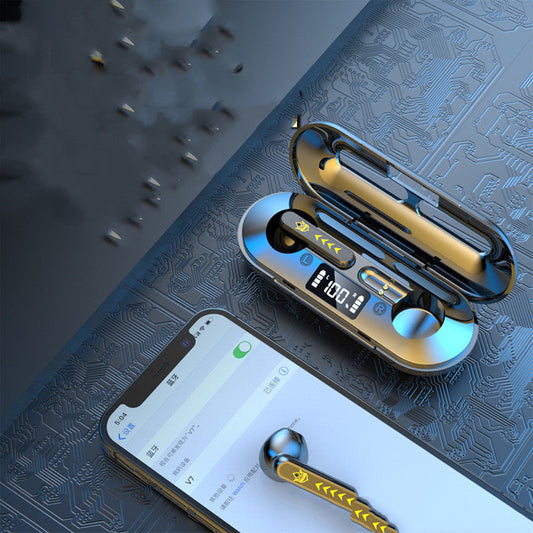 Gaming-Halb-In-Ear-Kopfhörer mit Geräuschunterdrückung und Digitalanzeige