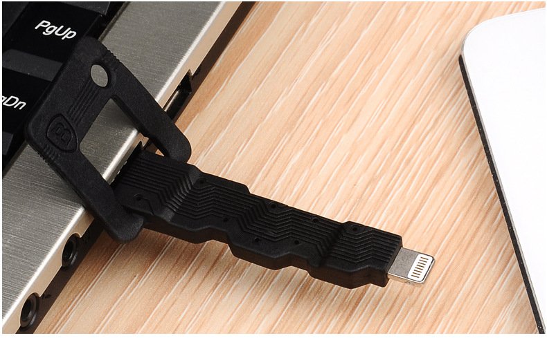 USB-Schlüsselanhänger-Lightning-Kabel