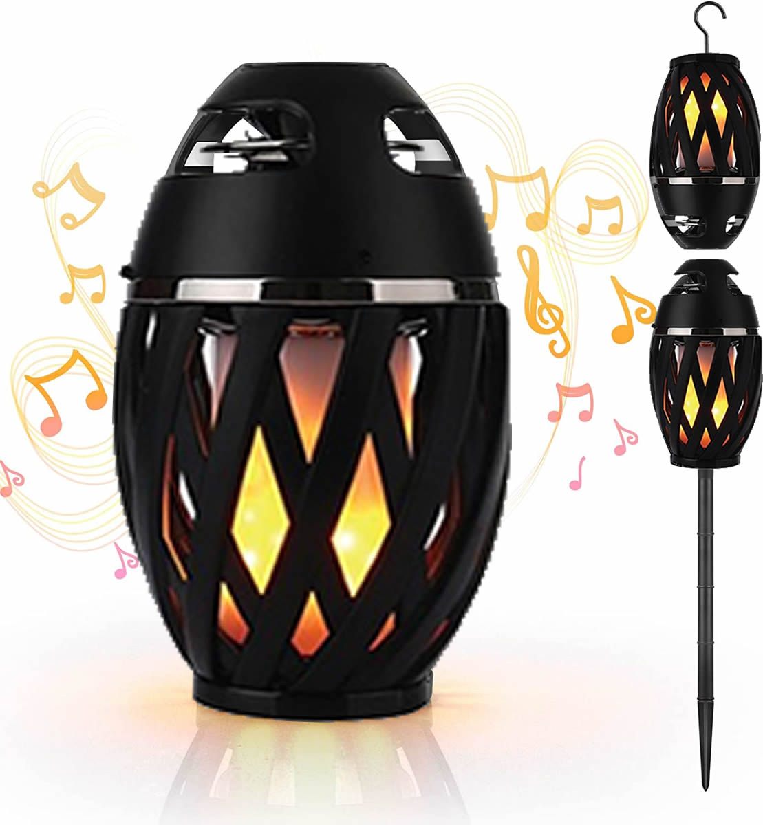 Tiki Tiki To To Outdoor-LED-Fackel mit Bluetooth-Lautsprecher