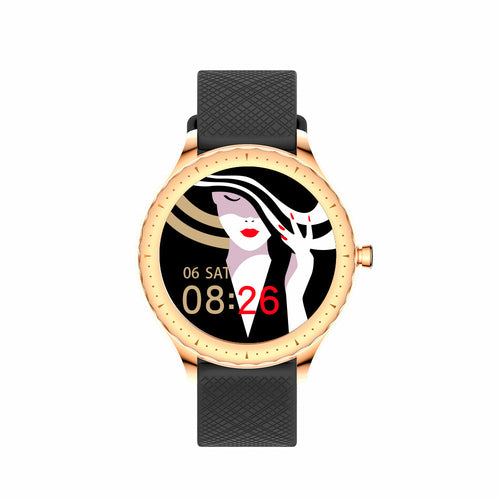 Smart Watch Redondo Esfera Multifunción para Mujer