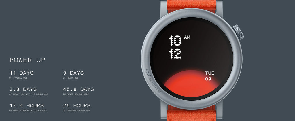 CMF by Nothing Watch Pro 2 Smartwatch with 1.32’’ AMOLED Display, 11 Days Battery Life, Bluetooth Calls with AI Noise Reduction, GPS, Android iOS