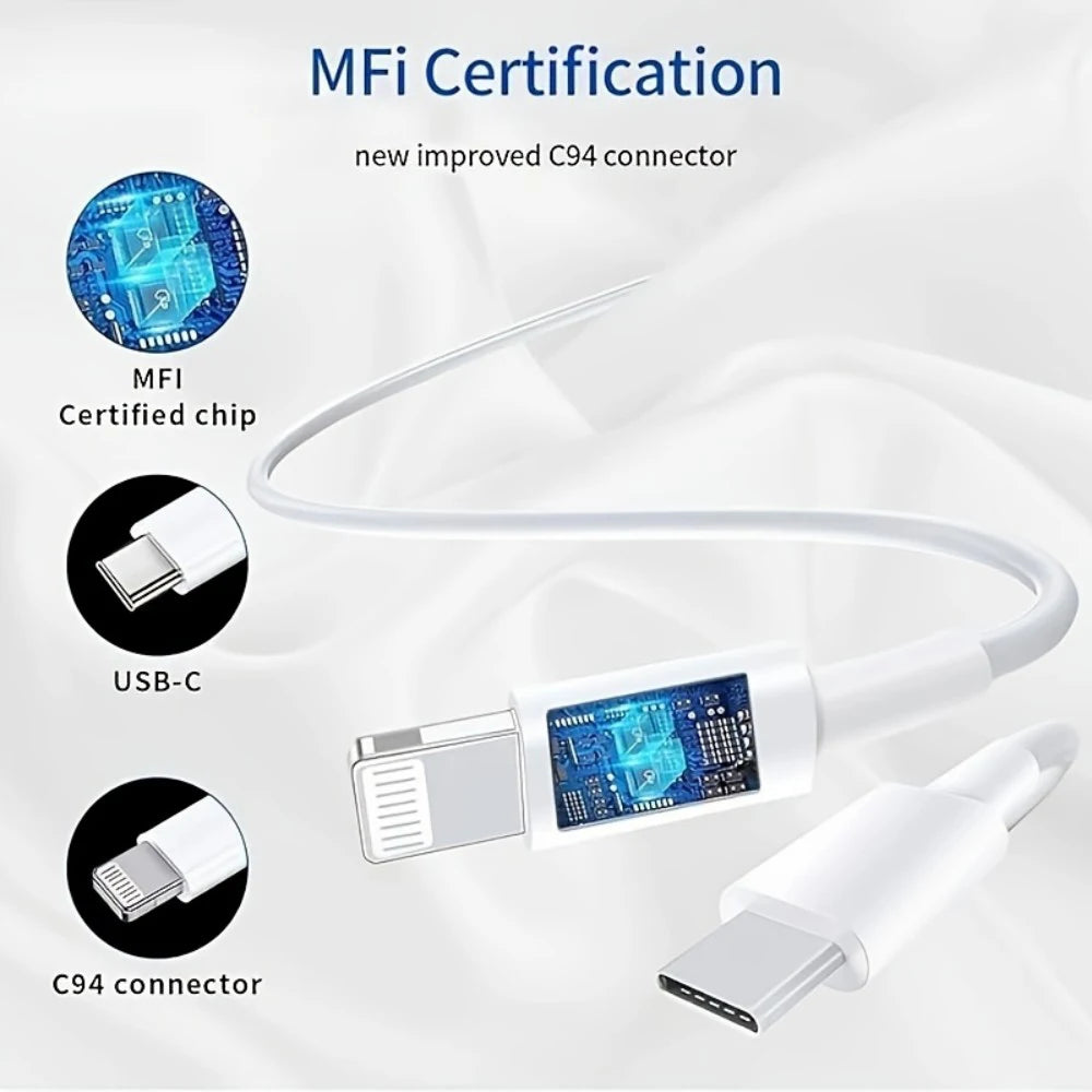 PD 20W Fast Charger Foldable Phone Adapter For iPhone 14 13 12 11 Pro Max 8 7 6 6s Plus Quick Charging Data Cable Accessories