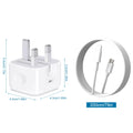 PD 20W Fast Charger Foldable Phone Adapter For iPhone 14 13 12 11 Pro Max 8 7 6 6s Plus Quick Charging Data Cable Accessories
