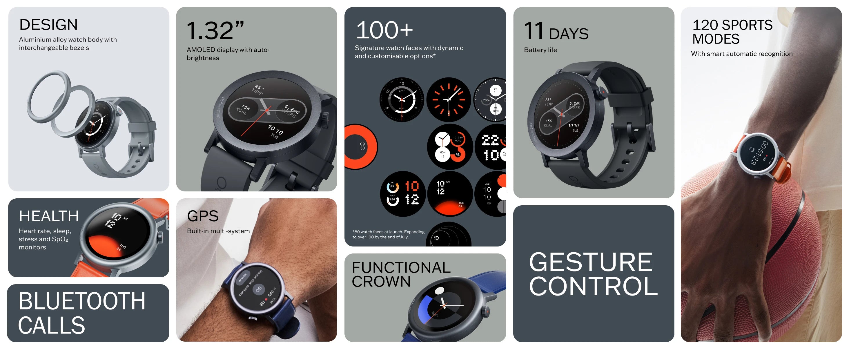 CMF by Nothing Watch Pro 2 Smartwatch with 1.32’’ AMOLED Display, 11 Days Battery Life, Bluetooth Calls with AI Noise Reduction, GPS, Android iOS