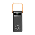50000mAh Power Bank With Digital Display Outdoor Camping LED Light Portable Charger Fast Charging For Mobile Phone Laptop Tablet