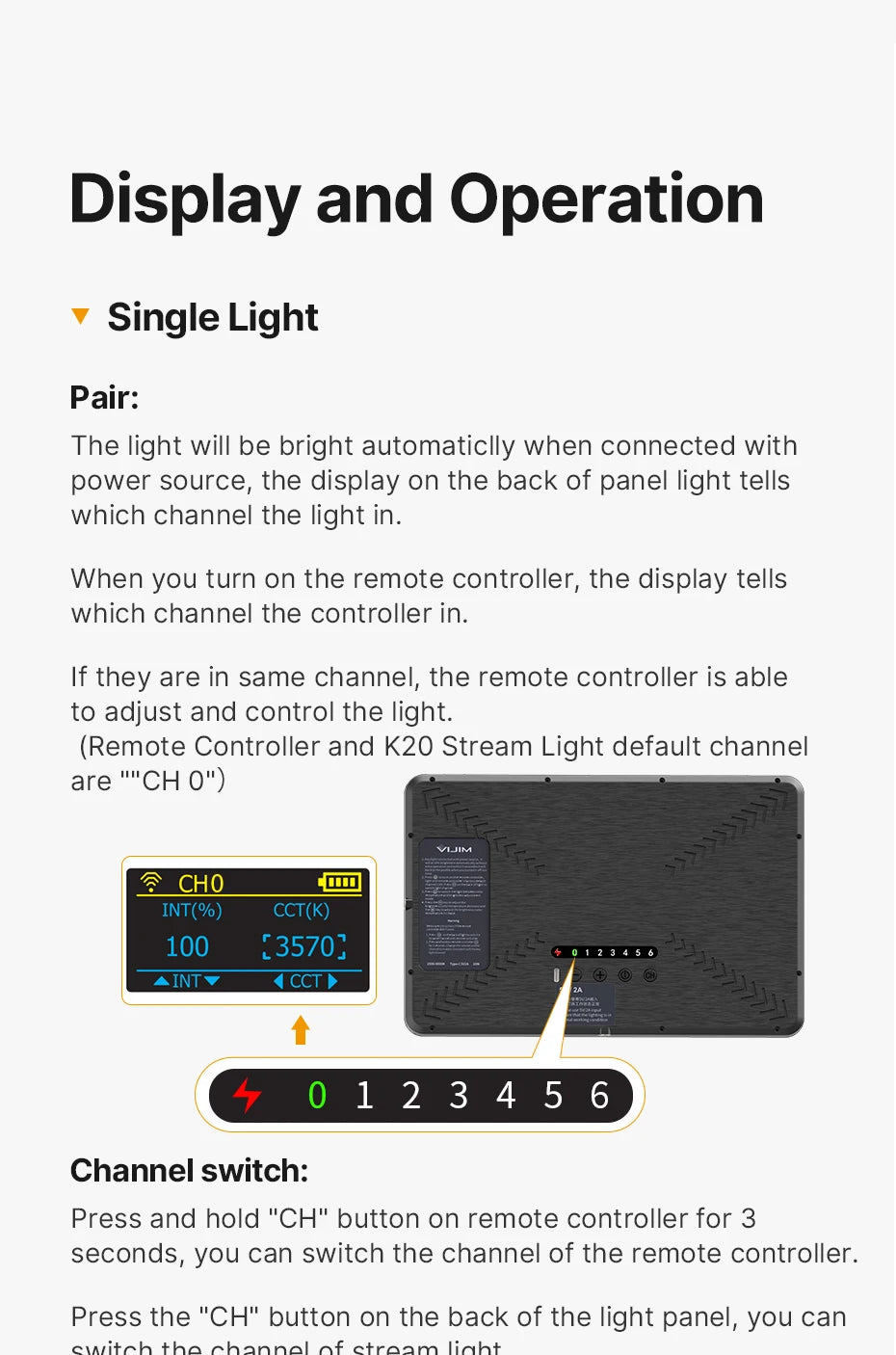 Ulanzi VIJIM K20 pro Desktop Led Panel Lights Photography Studio Lamp Fill light With Super Clamp Extend Stand for Live Stream