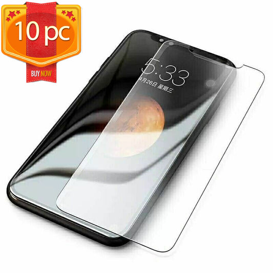 10 Stk. Displayschutzfolie aus transparentem gehärtetem Glas für iPhone 12 Mini