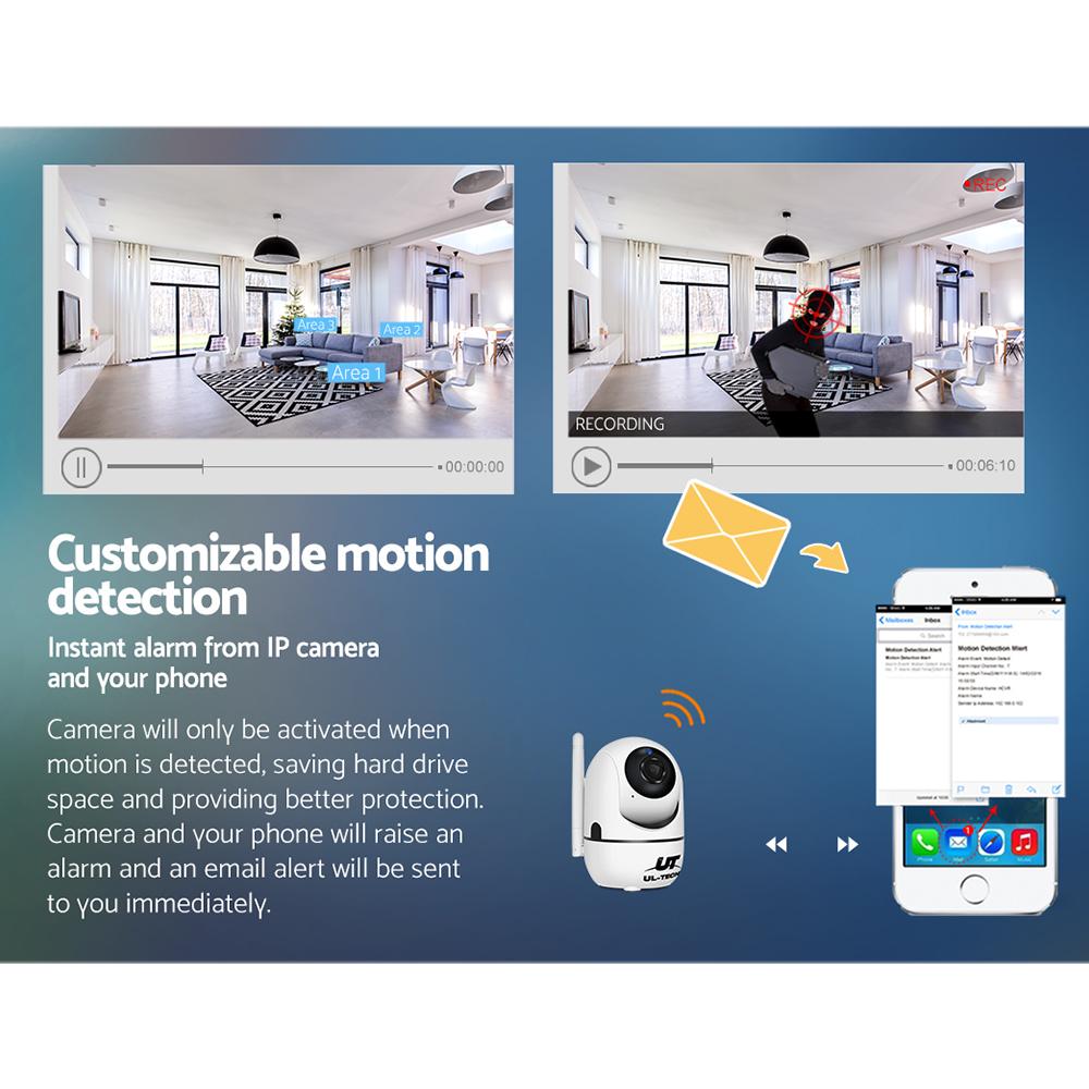 UL-tech 1080P Drahtlose IP-Kamera WLAN Überwachungskamera für Zuhause