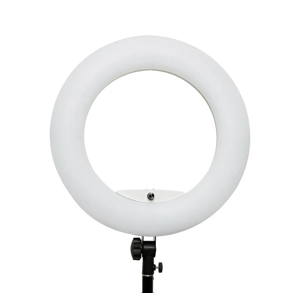 Yidoblo FD-480II 18' Photography Studio Dimmable LED Ring Lamp 480 LEDs Video Light Lamp Photographic Lighting + Stand (2M) + Ba