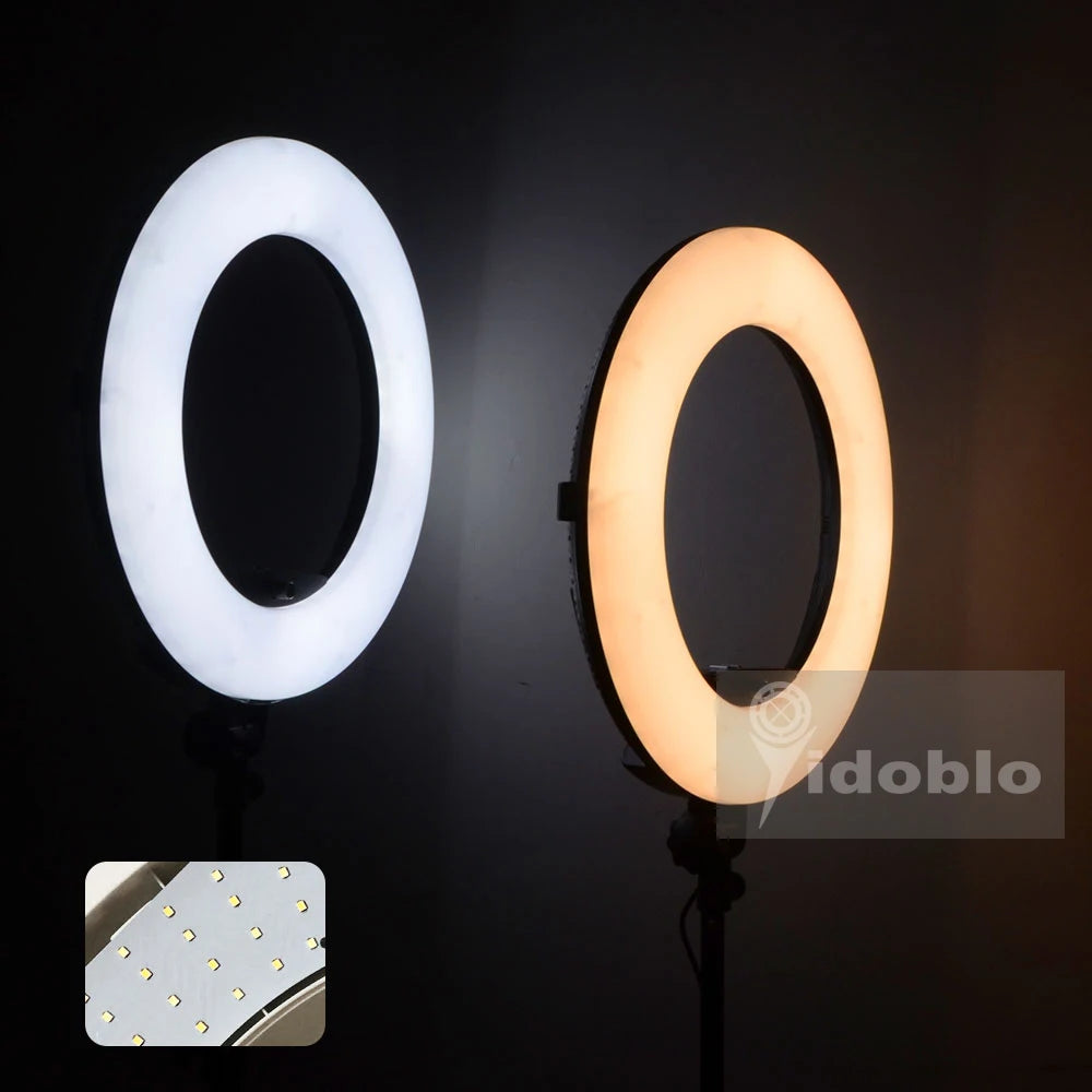 Yidoblo FD-480 18' Dimmable LED Ring Lamp Kit 96W LED Makeup Tattoos Light Lamp Ring Light + Stand (2M) + Handbag
