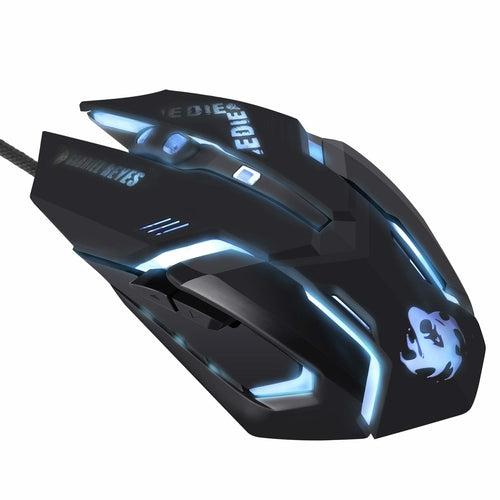 USB Kabelgebundene Ergonomische Gaming-Maus mit 6 Tasten und 2400 dpi Optik