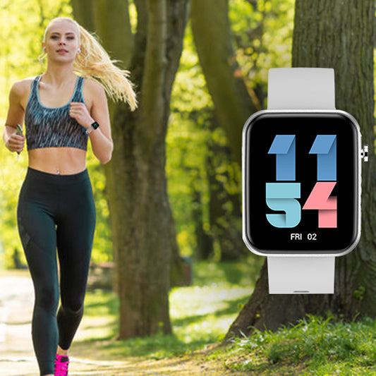 Fortschrittliche Smartwatch mit drei Armbändern und Wellness- + Aktivitäts-Tracker