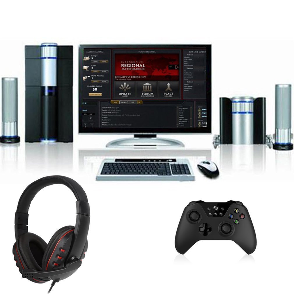Komfortables USB-Kabel-Stereo-Mikrofon-Headset