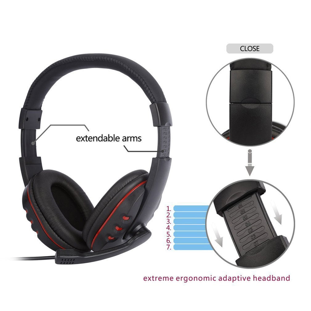 Komfortables USB-Kabel-Stereo-Mikrofon-Headset