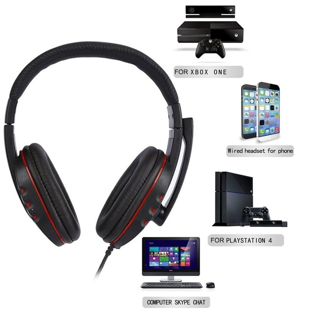 3,5-mm-Computer-Kopfhörer Stereo-Gaming-Headset