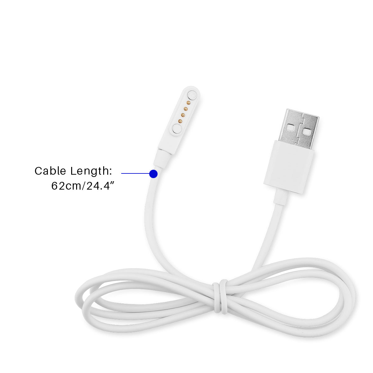 Magnetic Charger Cable Cord USB 2.0 Male to 4 Pin