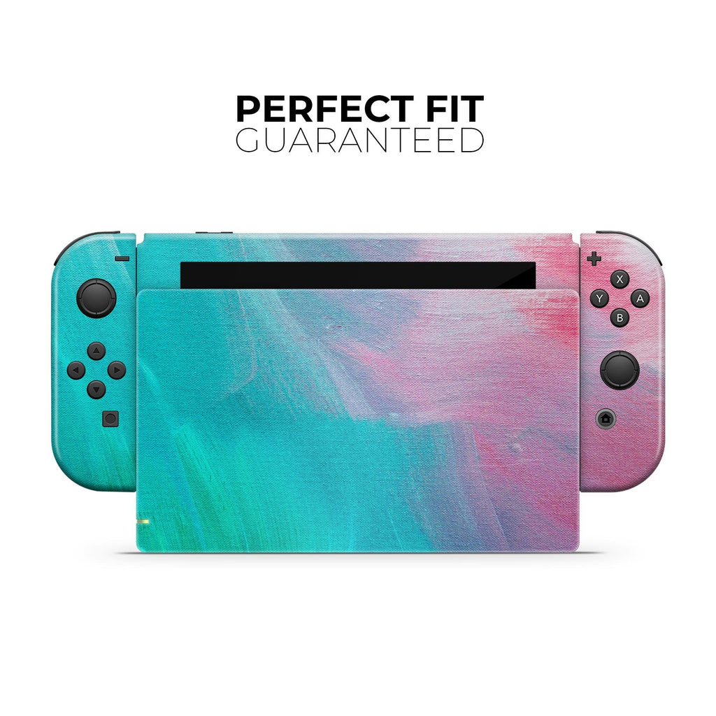 Pastel Marble Surface - Vinyl Skin Wrap for Nintendo Switch 2, OLED,
