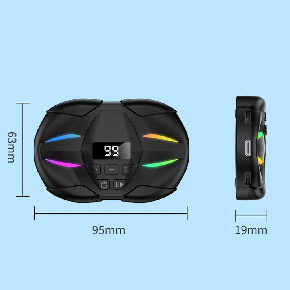 Mobile Phone Screen Auto Clicker with Digital Display & RGB Light Phone Auto Clicker for Games Live Broadcasts Deal Reward Tasks