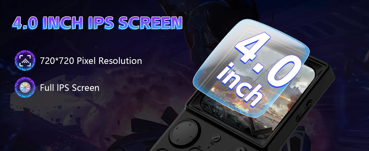 AISLPC RG40 MAX Handheld Game Console 64/128G 4.0" IPS Screen 5G Portable Pocket Game Player