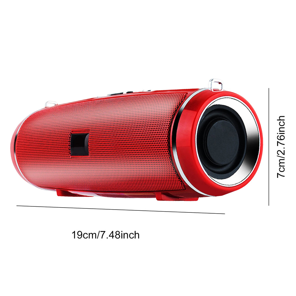 Ultra Loud Wireless Speaker with Shoulder Strap Full-Range Speakers Rechargeable Speaker Boombox for Outdoor Beach Pool Jobsite