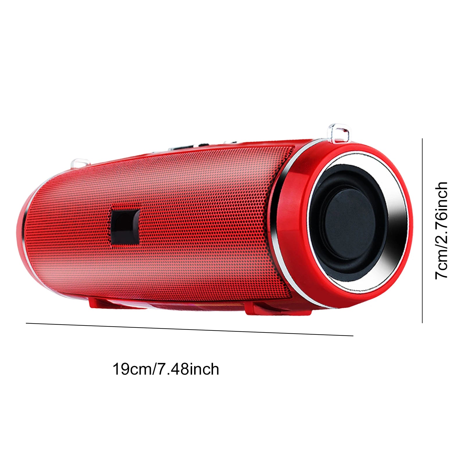 Ultra Loud Wireless Speaker with Shoulder Strap Full-Range Speakers Rechargeable Speaker Boombox for Outdoor Beach Pool Jobsite